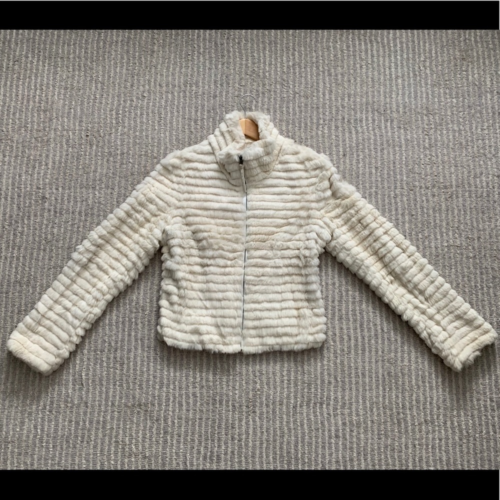 Rabbit fur jacket